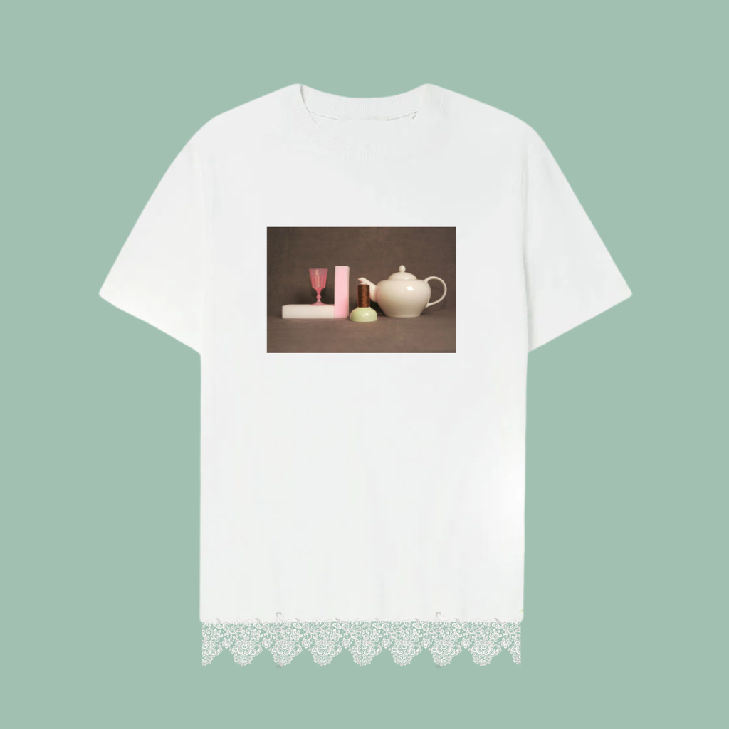 TUFF PUFF - X RACINTA LACE TSHIRT WHITE
