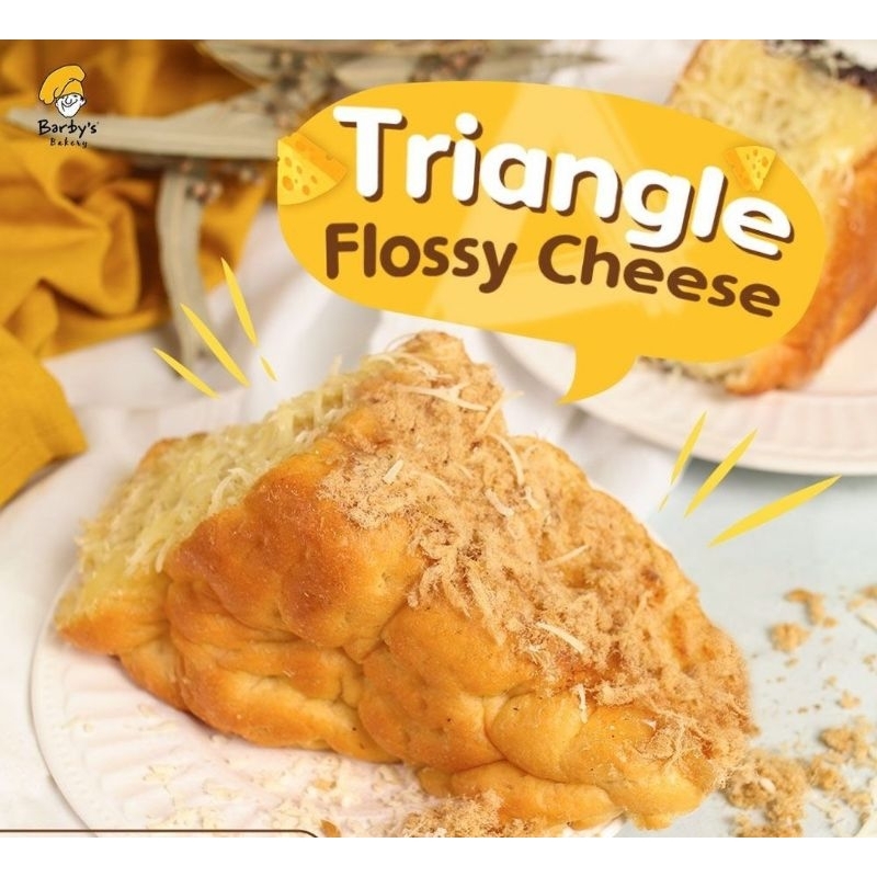 

Barby's Bakery | Triangle Flossy Cheese | Savoury Bread