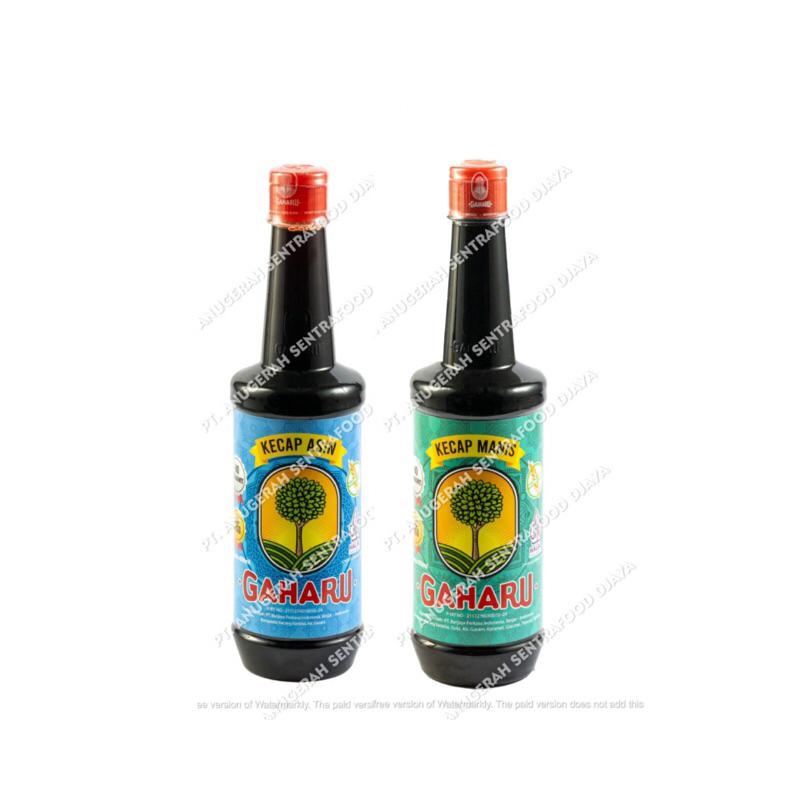 

Paket Hemat - Kecap Asin Gaharu 600ml & Kecap Manis Gaharu 600ml