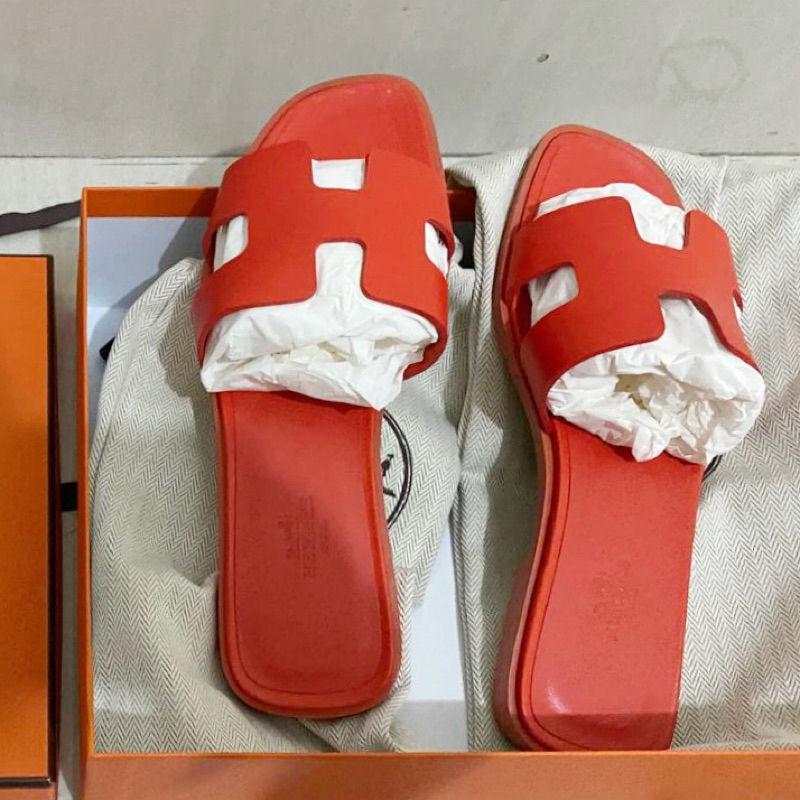BNIB New Hermes oran sandals Veau Coupe VIF, Milan - Italy
