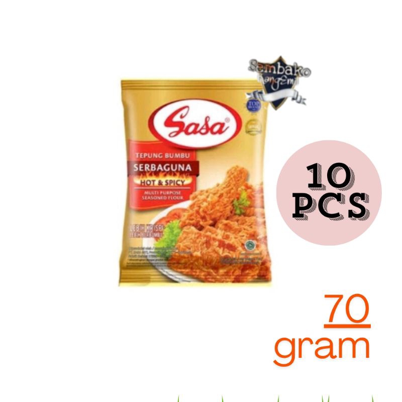 

Tepung Serbaguna Hot and Spicy 70gr - Isi 10 Termurah di Shopee