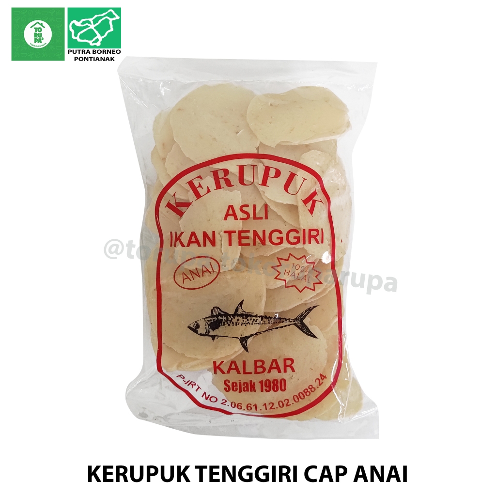 

Kerupuk Ikan Tenggiri cap Anai / Krupuk Ikan Tengiri / Kerupuk Tengiri Cap Anai / Cemilan Krupuk Mentah