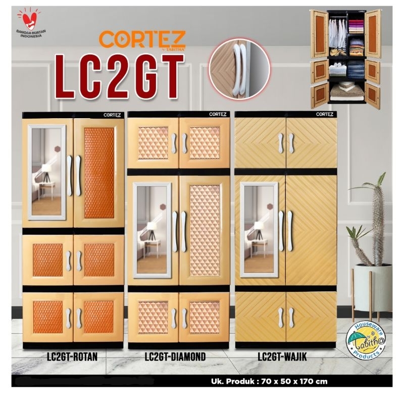 LEMARI 2 PINTU LC2GT TABITHA