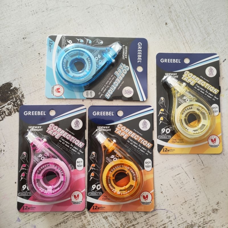 

GREEBEL Correction Tape GCT-1227 Pastel Lucu / Tip-ex Kertas Roll, Tipe X Kertas pulpen, Pita Koreksi, Tip X