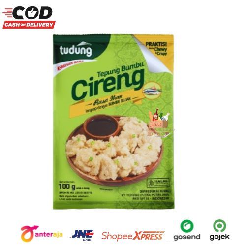 

[JSO] Tudung Tepung Bumbu Cireng 100gr Rasa Ikan Sambal Rujak Bumbu Siap Saji Enak HALAL Tepung Instant