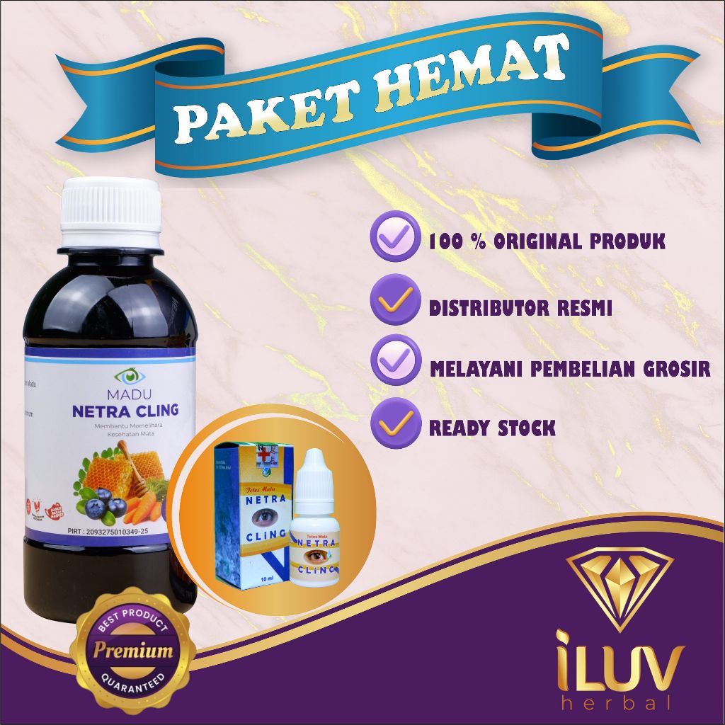 

Madu Mata Netracling Untuk Mata Minus, Silinder, Katarak 100% Original