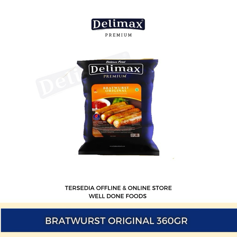 

Delimax Bratwurst Original 360gr