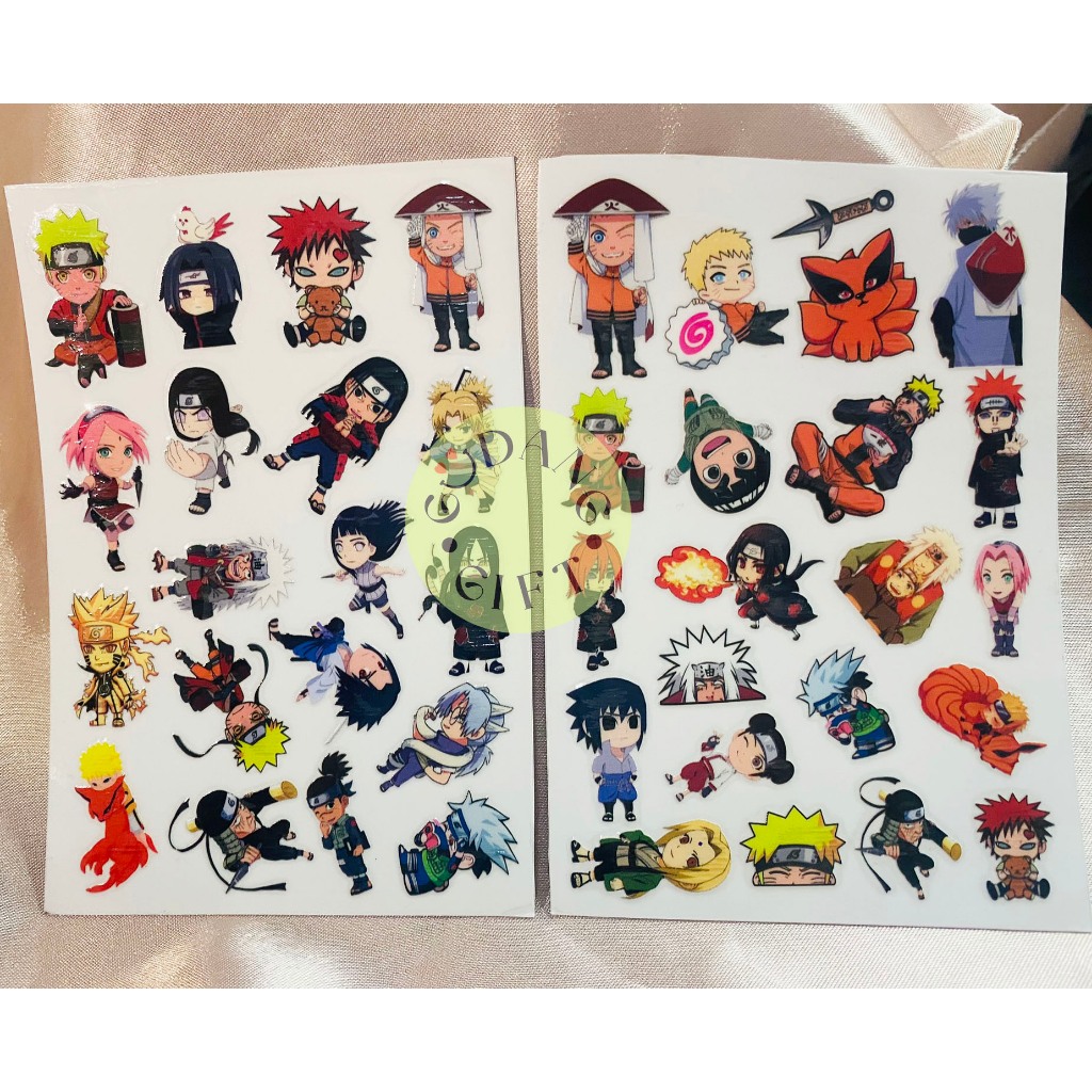 

Naruto - Stiker Anime - manga Sticker tumbler Hp koper laptop notebook aesthetic motor vespa dinding lantai anti air