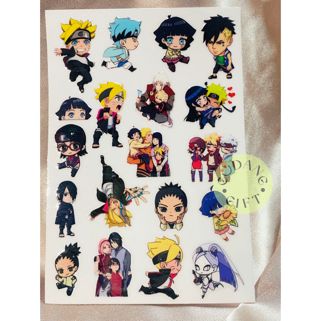 

Naruto - Stiker Anime - manga Sticker tumbler Hp koper laptop notebook aesthetic motor vespa dinding lantai anti air
