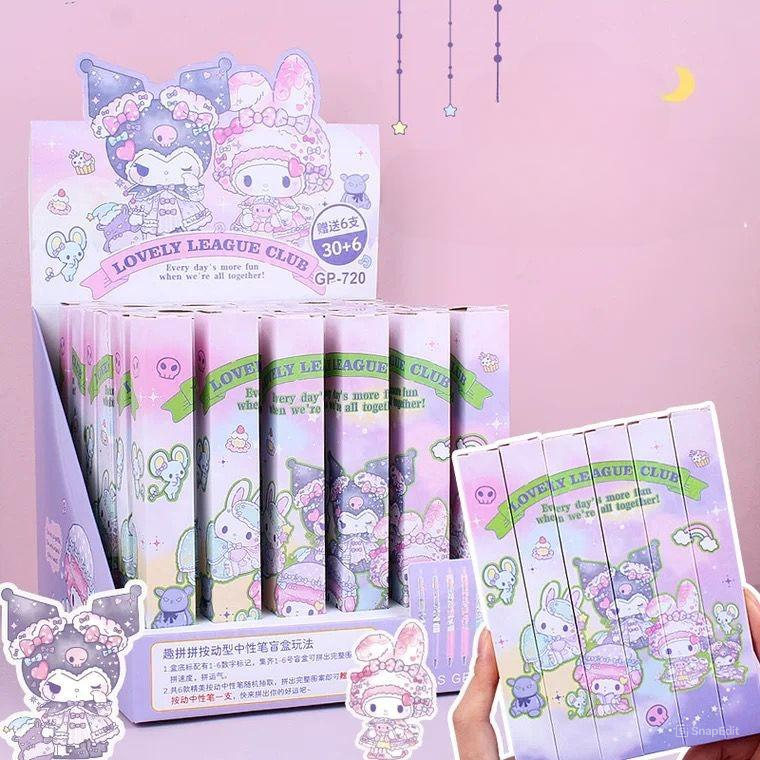 

PULPEN GEL 0,5 AKRILIK PREMIUM/PULPEN BLIND BOX / PULPEN SANRIO TERMURAH / PULPEN TEKAN KAWAII LUCU