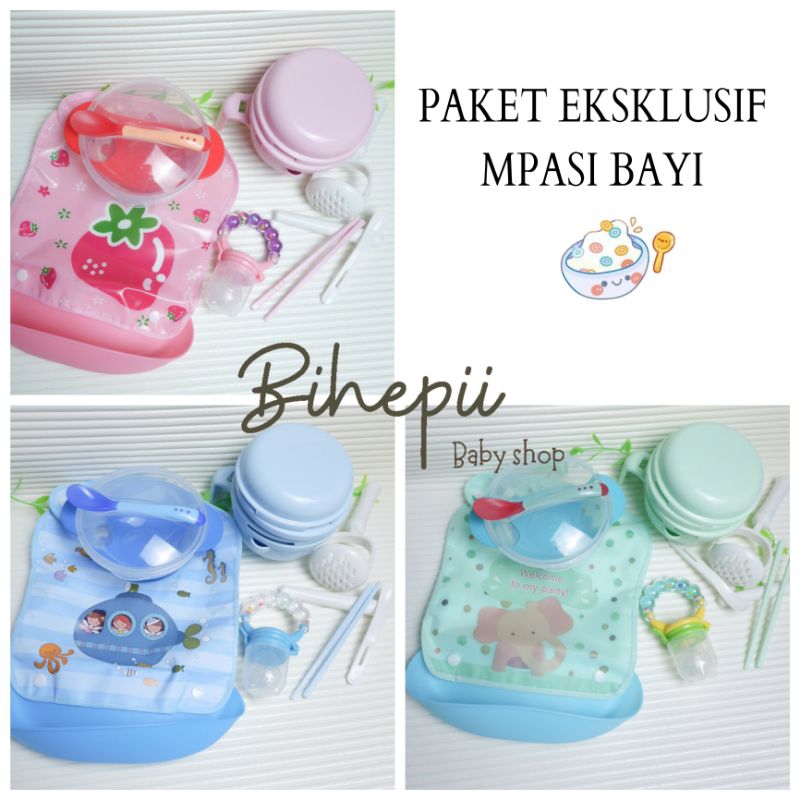 PAKET EKSKLUSIF MPASI BAYI / PAKET ALAT MAKAN MPASI BAYI / PAKET MPASI BAYI