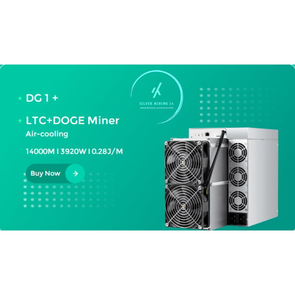 ElphaPex DG1+ 14.4G 3950W LTC Doge Asic Miner 14400 MH Scrypt Kripto DG1 Mining BTC
