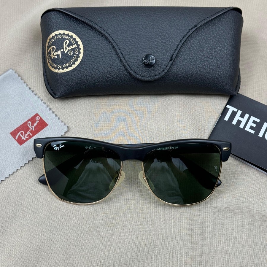 Kacamata Rayban Oversized Black Doff Second Original