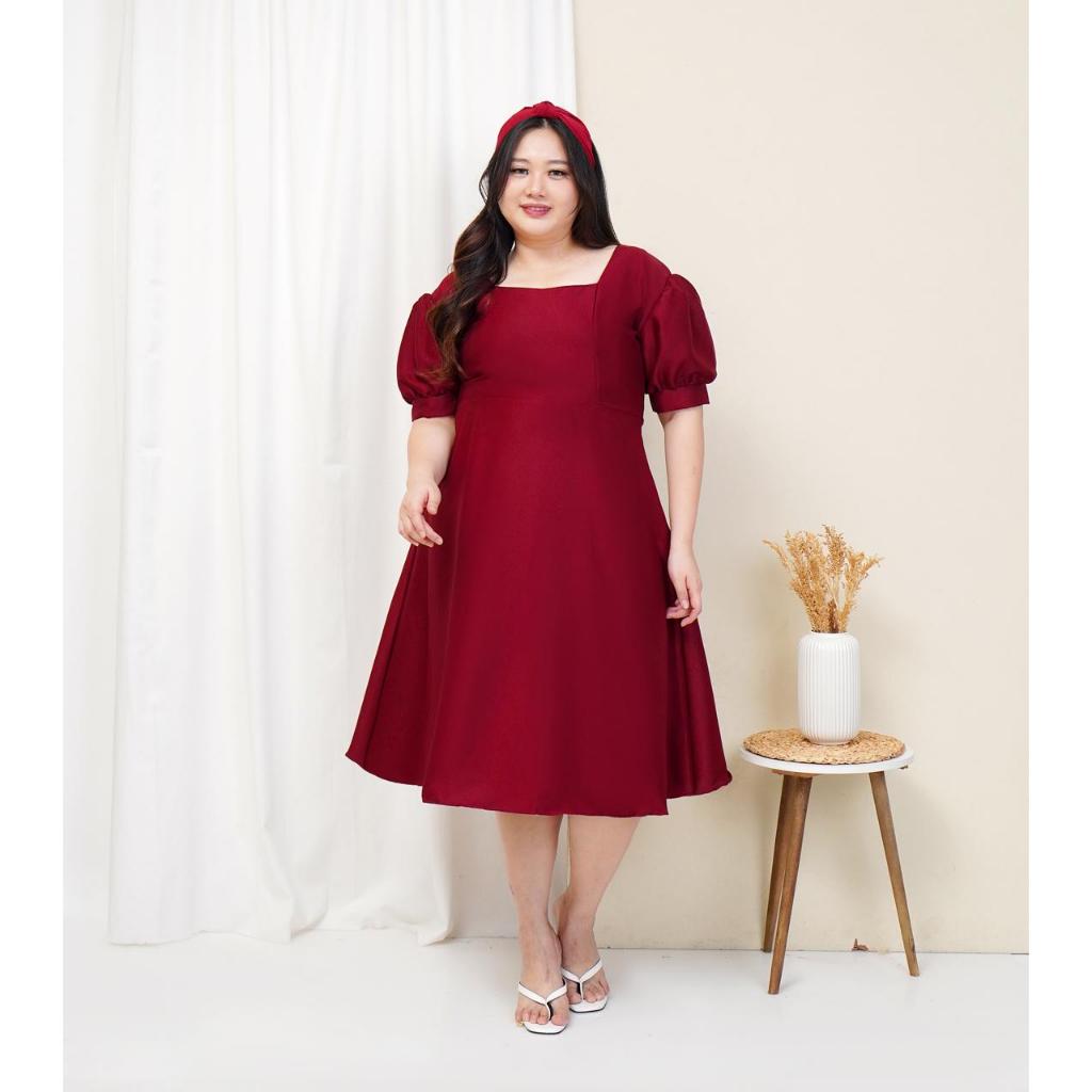 Ami Collection - Dress Nayla / Dress Jumbo Ukuran XXL LD 120Cm , PJG 100Cm / Dress  XXL Wanita