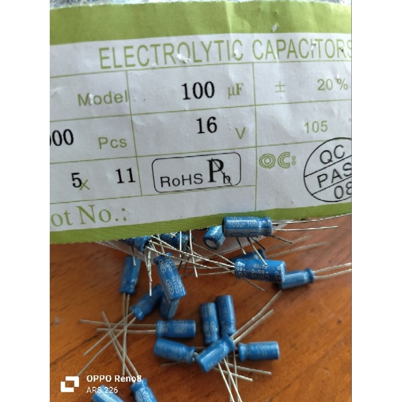 Elco 100uf 16v