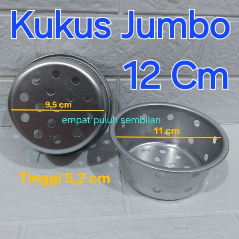 CETAKAN BOLU KUKUS 12CM / CETAKAN KUE MUFFIN / LOYANG KUE KUKUS LUBANG / CETAKAN BOLU MEKAR PENDEK