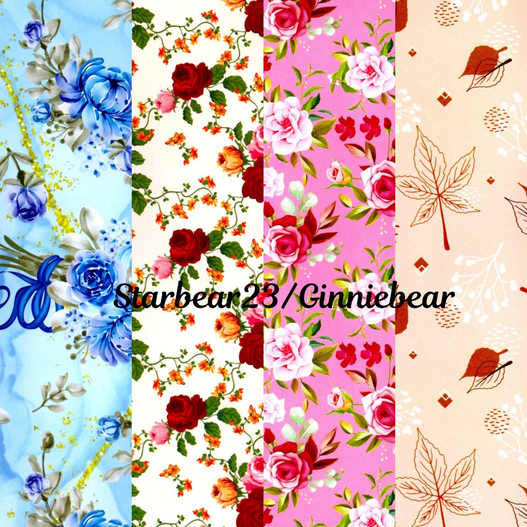 

kertas kado the bouquet of blue flowers