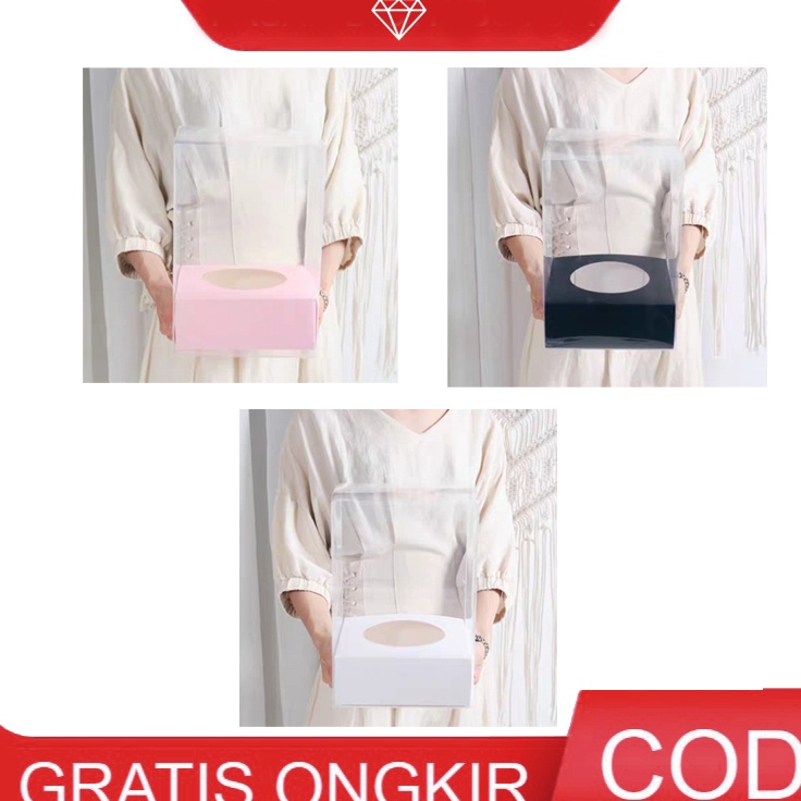 

PENAWARAN SPESIAL Mika Flower Box Soft Box Kotak Bunga Transparan GB7