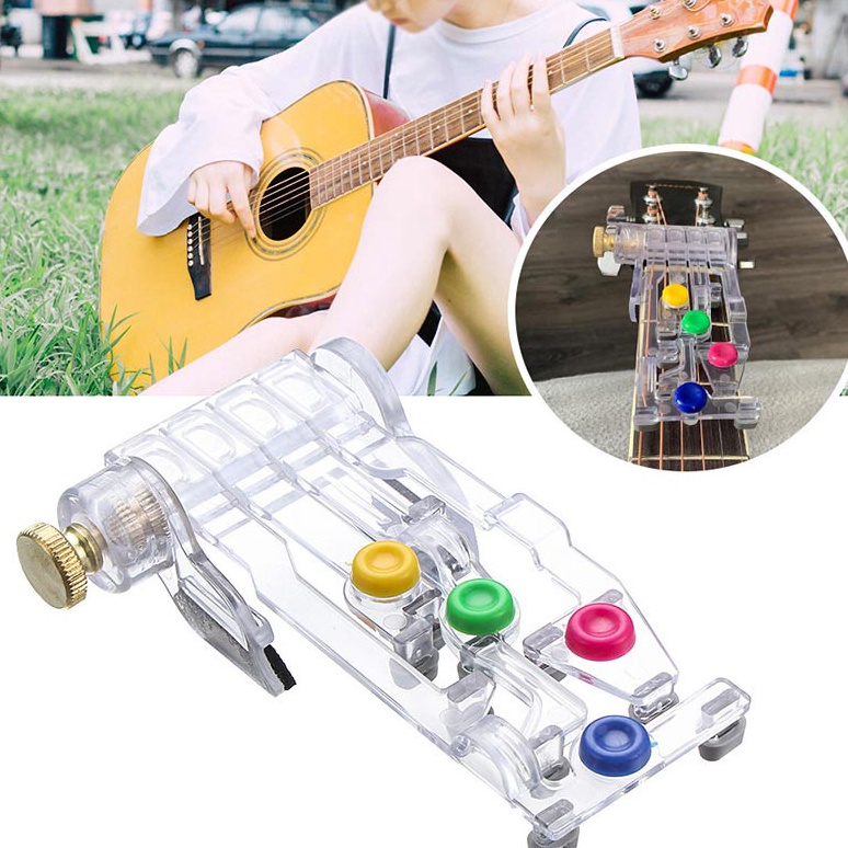 SENSASIONAL Alat Bantu Belajar Kunci Nada Gitar Pemula Mengajar Chord Buddy Gitar Anti Sakit