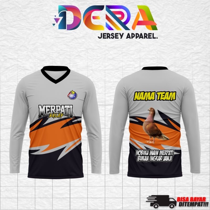 Jersey Merpati Balap Costum Desain