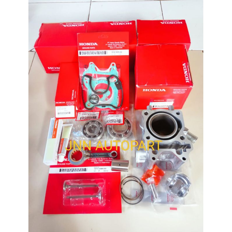 PAKET BLOK SEHER KOMPLIT(KZR)HONDA VARIO 125 OLD/VARIO 125 LED/ORI