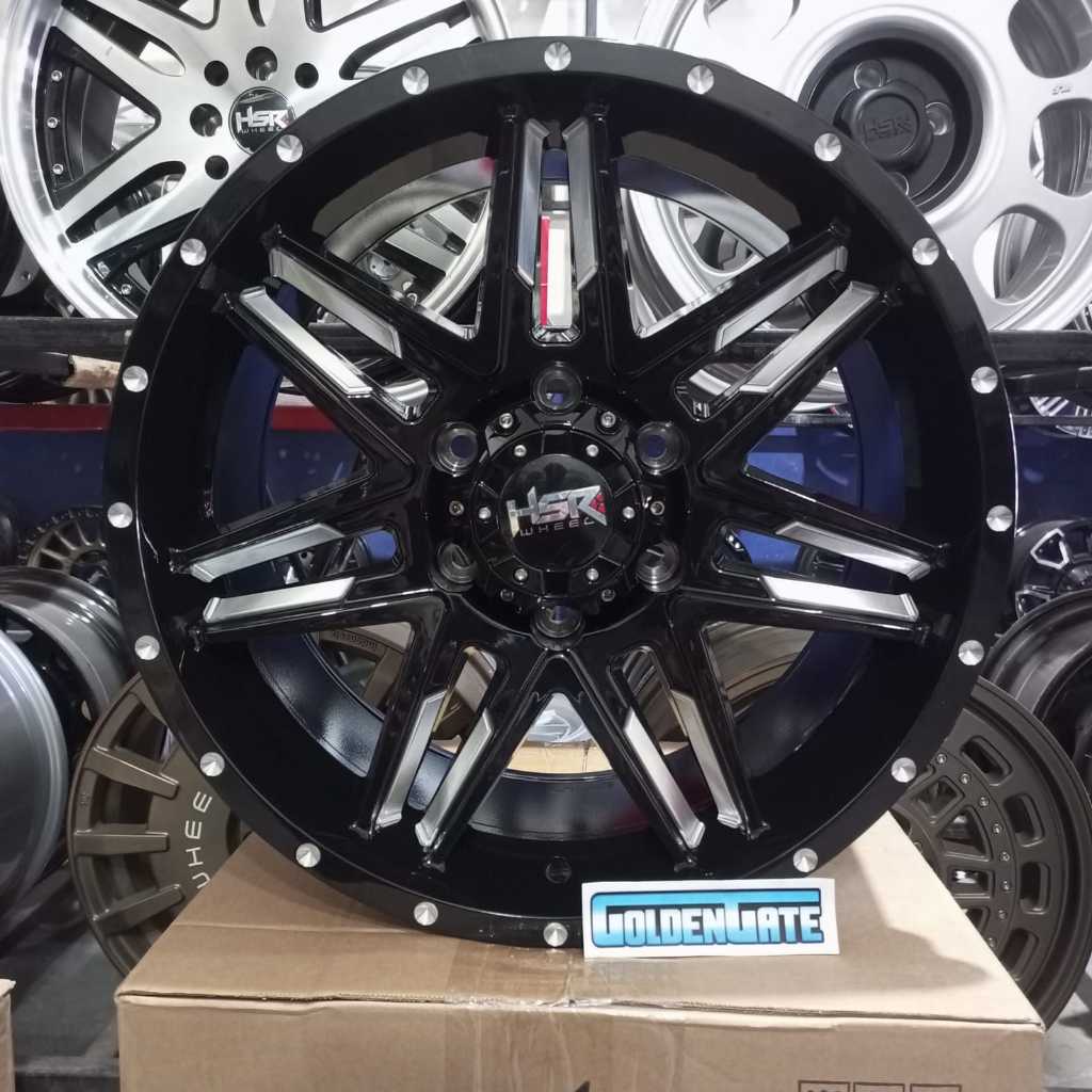 VELG HSR Ring 18 HSR BULL R18 UNTUK INNOVA ,XPANDER, RUSH , CIVIC
