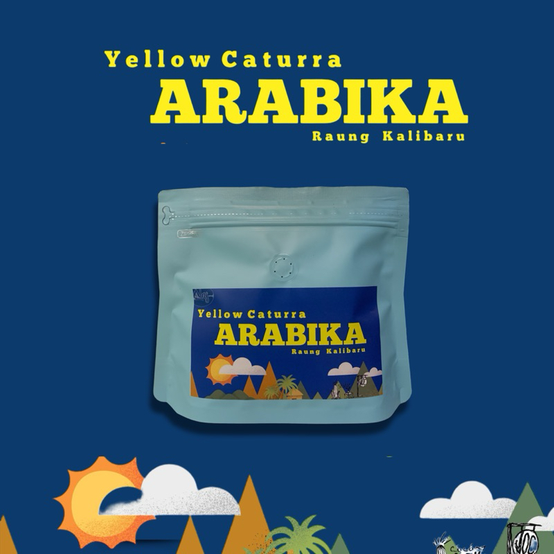 

Arabica yellow caturra raung kalibaru 200gr