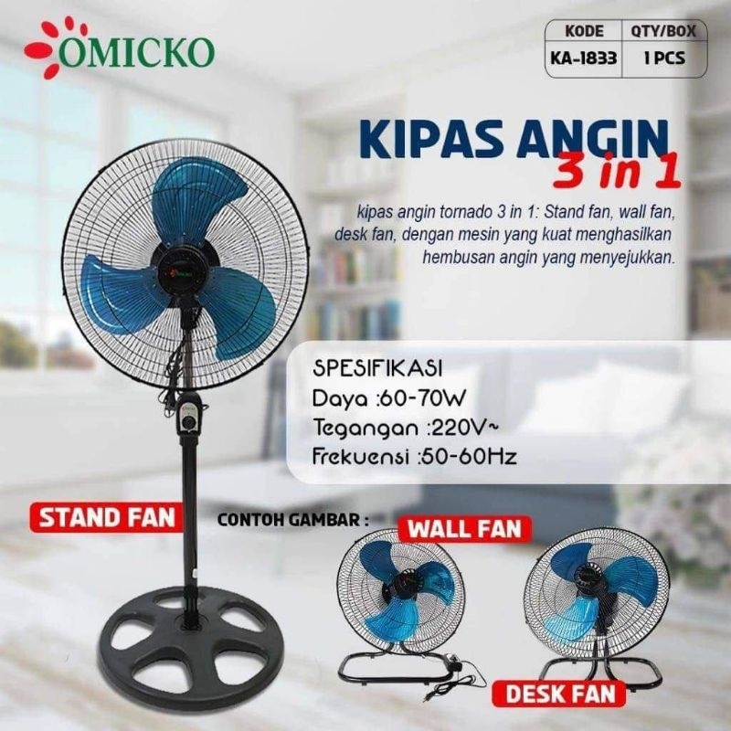 KIPAS OMICKO /TD 3 in 1