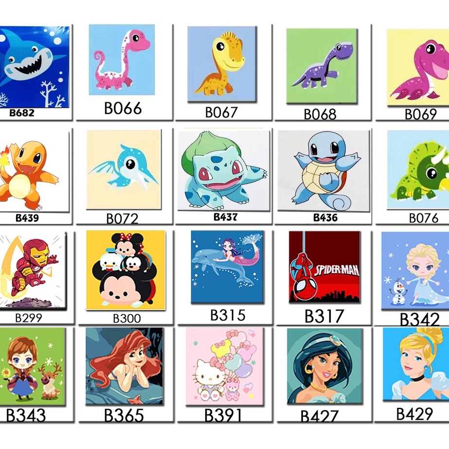 

TERBUKTI METH DINO ANIMAL PRINCESS PIKACHU PAINT BY NUMBER PAINTING BY NUMBERS DIY COLORING KIDS MELUKIS KANVAS ANAK LENGKAP MEWARNAI MUDAH AMAN LUCU LENGKAP 1 SET ALL IN ONE FRAME KAYU