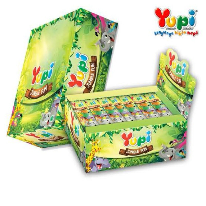 

YUPI JUNGLE FUN 1 BOX ISI 24 PCS