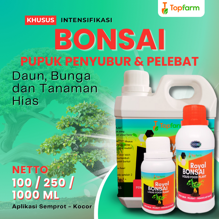 Pupuk Bonsai Terbaik / Pupuk Khusus Bonsai / Pupuk Penyubur Tanaman Bonsai / Pupuk Buat Tanaman Bons