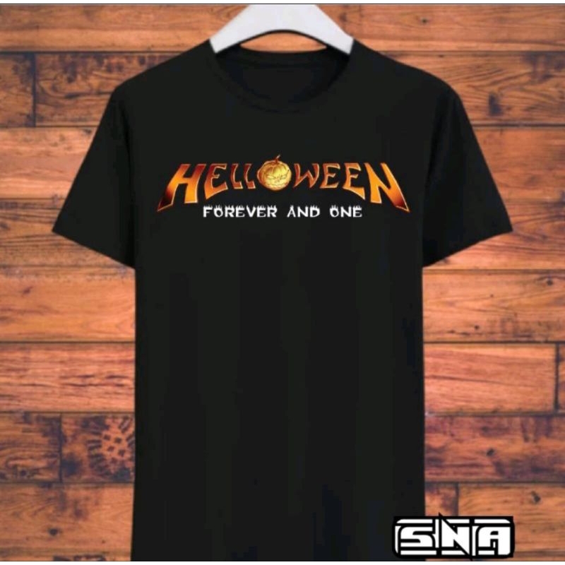 kaos helloween Tshirt distro original kaos cowok cewek katun combed 24s kaos pria