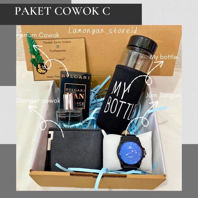 HAMPERS COWOK TERMURAH / GIFT BOX COWOK / KADO ULTAH COWOK / KADO ANNIVERSARY COWOK / KADO WISUDA CO