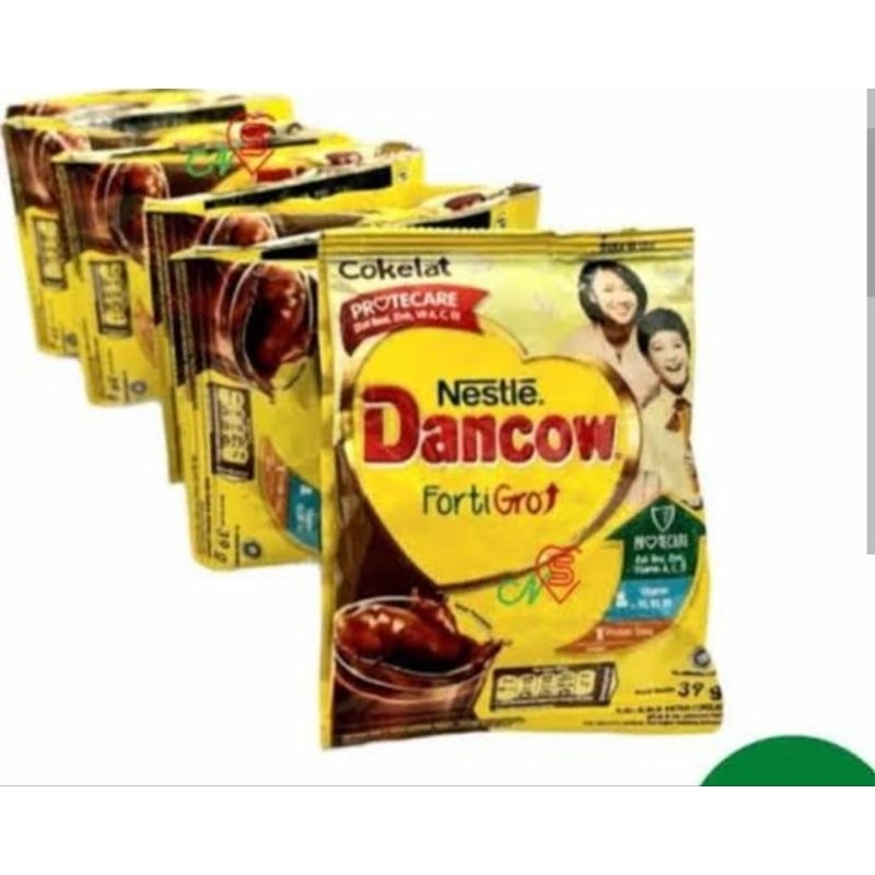 

Dancow Sachet putih cokelat renteng isi 10 pcs