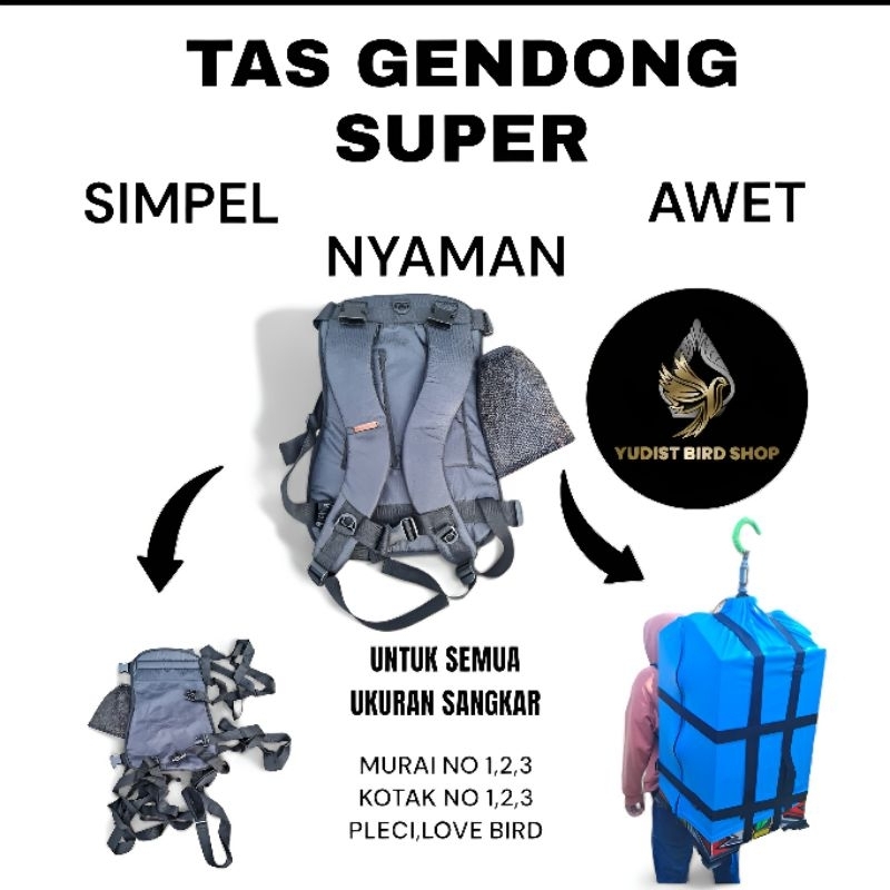 TAS GENDONG SANGKAR BURUNG