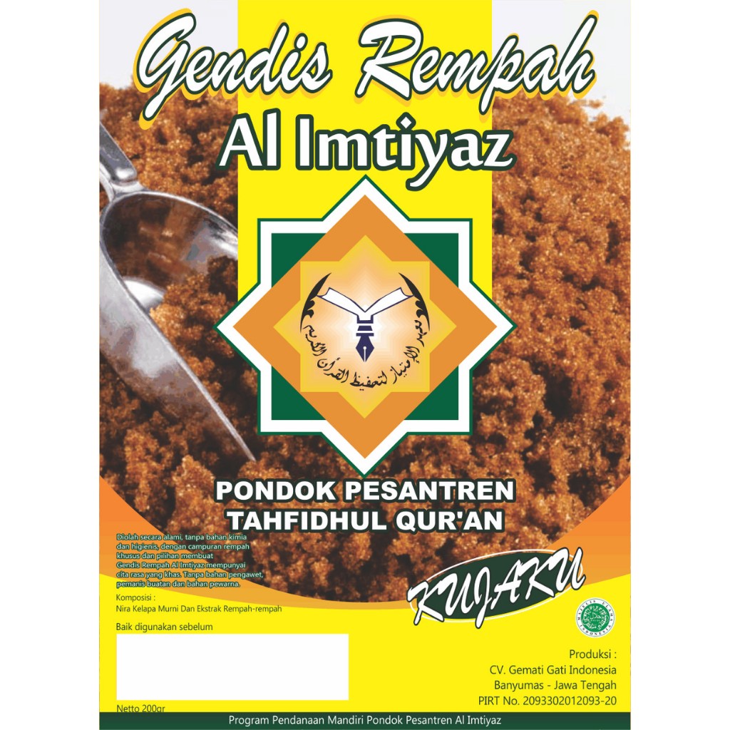 

Gula Rempah Kujaku Gendis rempah