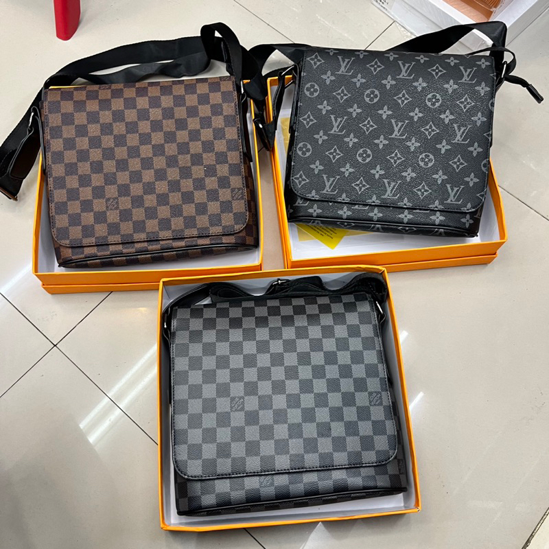 Louis vuitton Alpha Messenger grade ori tas selempang lv tas slempang pria lv