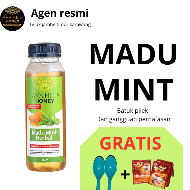 

MADU MINT JAVA HILLS HONEY HERBAL BATUK PILEK MASUK ANGIN SINUS RADANG 100% HALAL