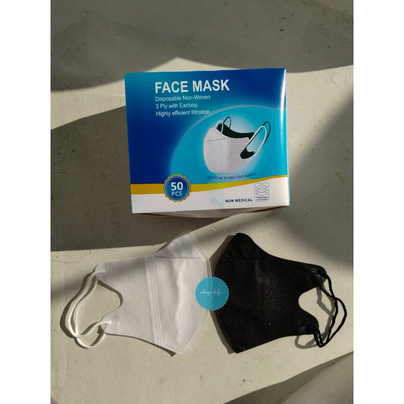 1 box masker duckbill masker medis 3 ply isi 50