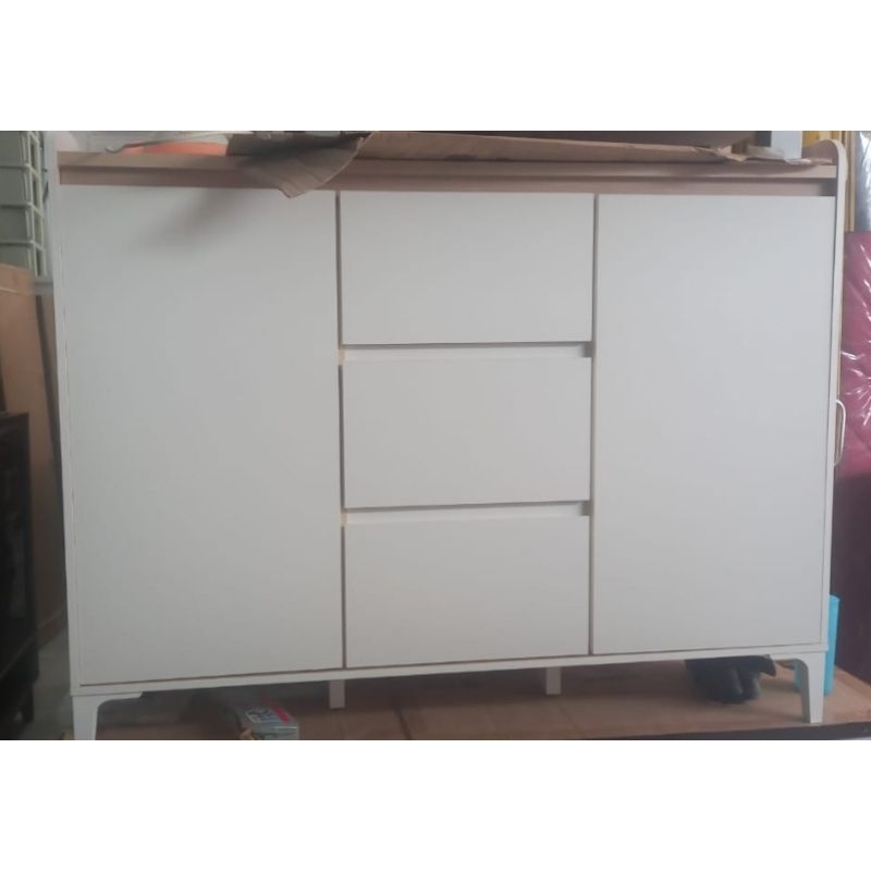 Buffet TV Sideboard Lemari Serbaguna Kabinet Ruang Tamu