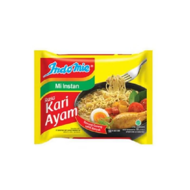 

Indomie mie instant isi 72 gr kari ayam ecer