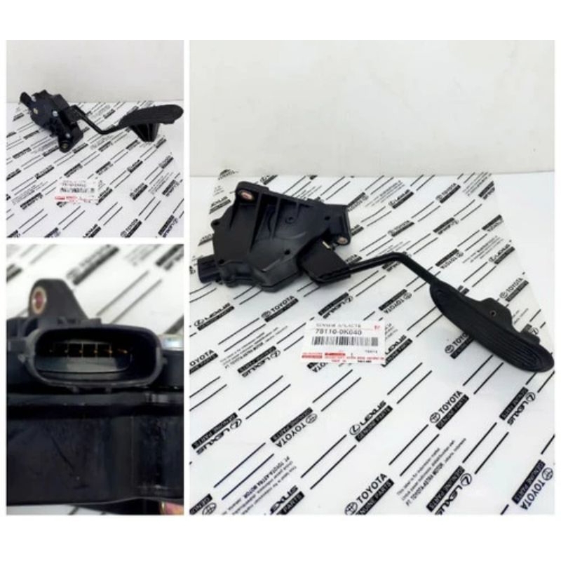 Pedal gas sensor gas innova fortuner hilux 78110- 0k040 asli