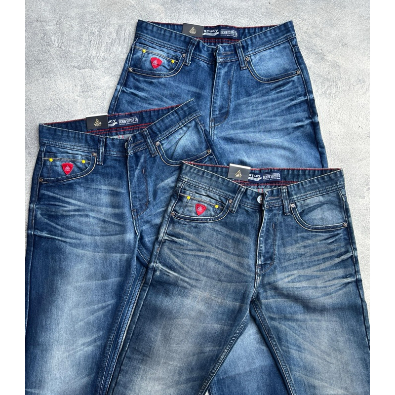 STUCY JEANS Straight fit Non Stretch - selvedge