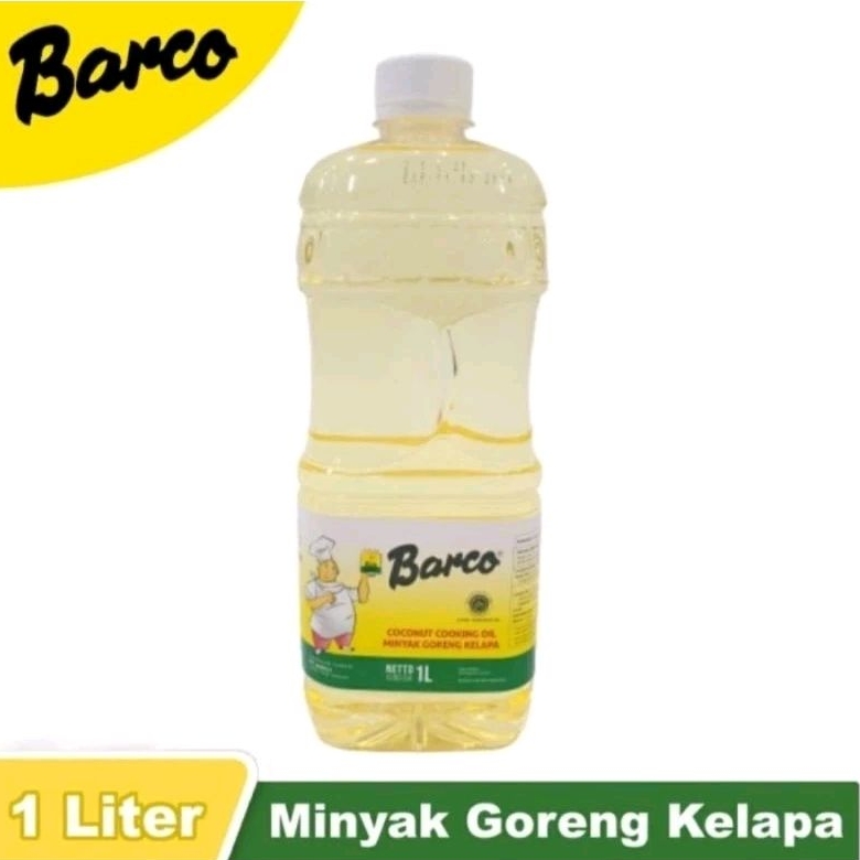 

BARCO MINYAK GORENG KELAPA MURNI COCONUT COOKING OIL BOTOL 1 LITER