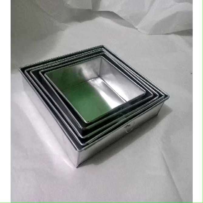 Loyang Kotak/Loyang Kue Set Ukuran 18,20,22,24,26cm