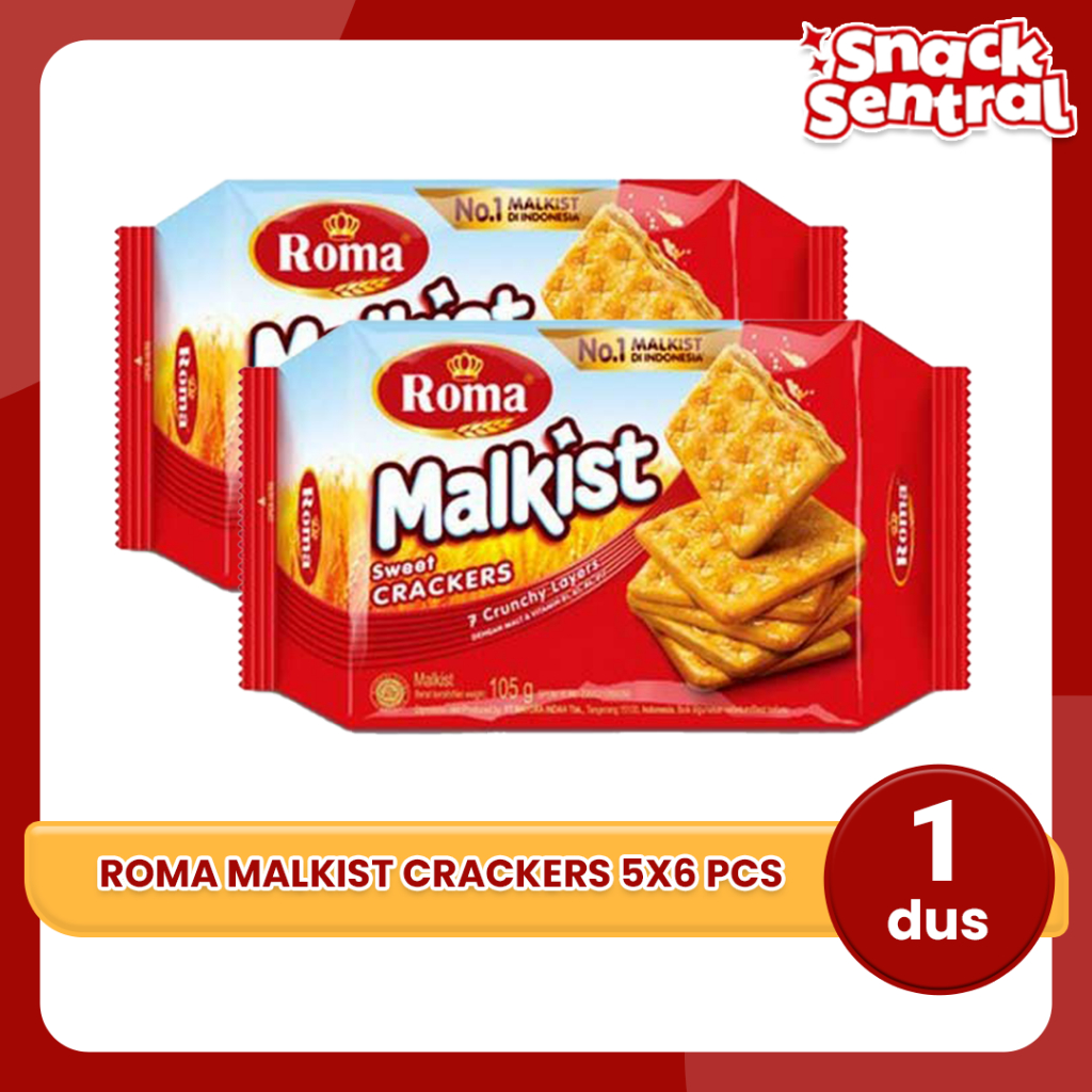 

Roma Malkist Crackers 5x6pcs - 1 Dus