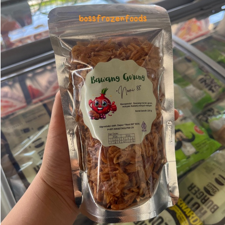 

BAWANG GORENG pouch 100G PREMIUM RENYAH GURIH BY NONI88