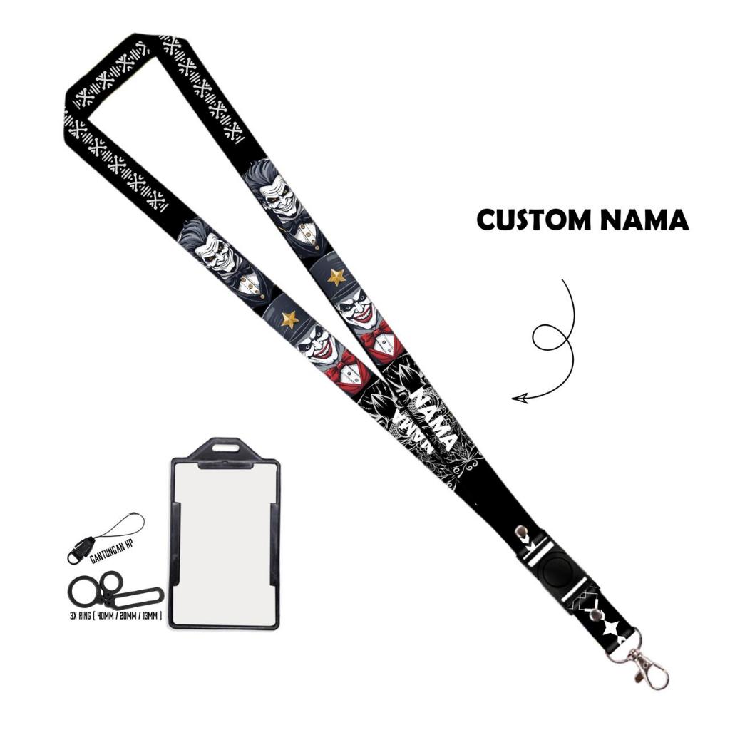 

Lanyard Redlight Custom Nama Joker scary Series V1 Various motifs