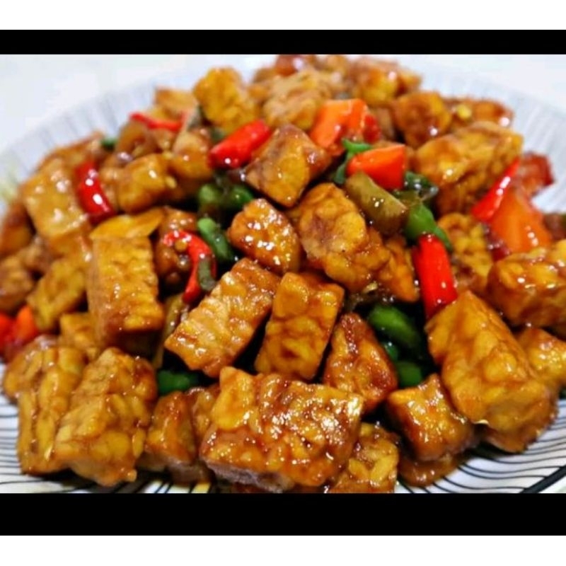 

tempe orek basah