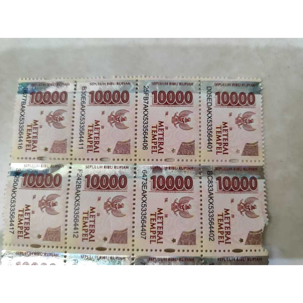 

materai 10000 original dari POS